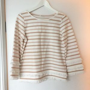 White & blush Club Monaco top